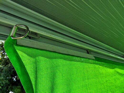 Sonnensegel mit Keder