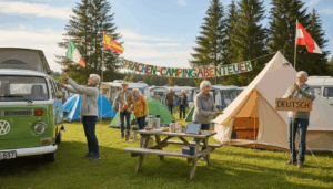 Fremdsprachen beim Campen